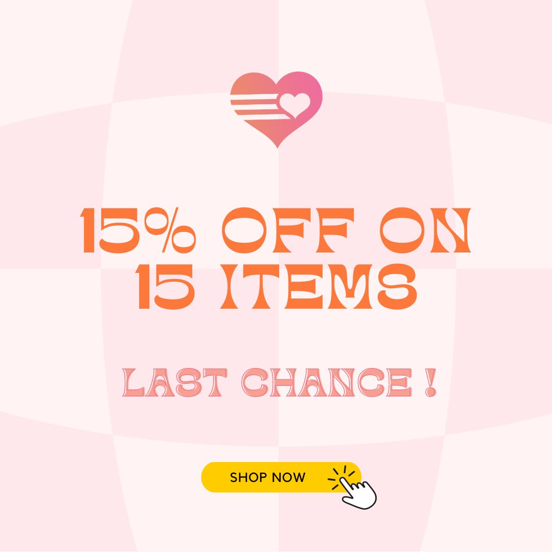 15 Percent Off On 15 Items - We Love Colors